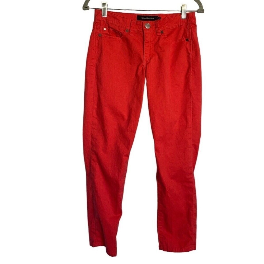 Calvin Klein Jeans Women's Size 2 Skinny Crop Jeans Pants Bottoms Stretch
